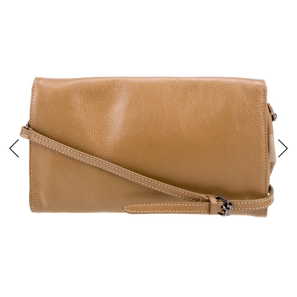Mulberry Leather Crossbody in tan. - Picture 3 of 7